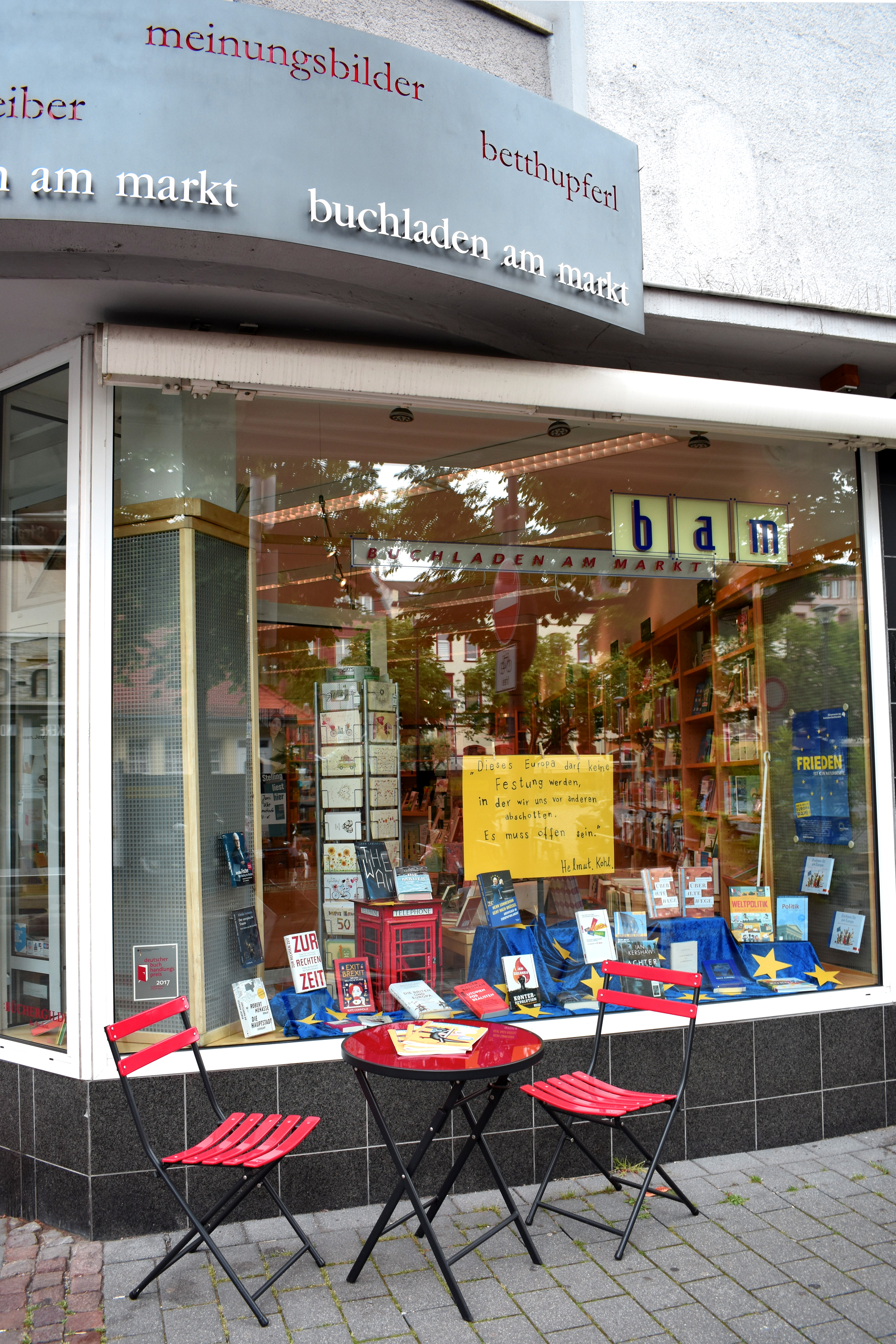 Aussenansicht Buchladen am Markt